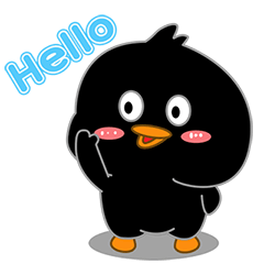 Bebe Cute black duck