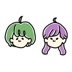 ぐりーん＆ぱーぷる