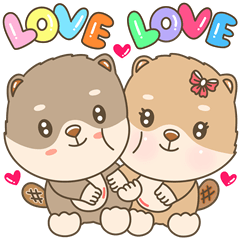 Bruce and Beatrice Cute Beaver (English)