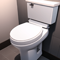 realistic toilet