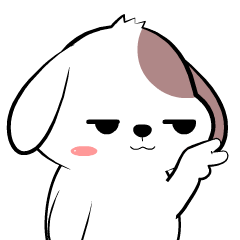 Cute puppy 3 : Pop-up stickers
