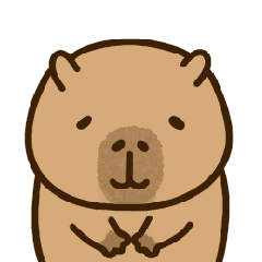 Kapi Sticker Kapi Capybara 15 - moving faster faster! – LINE stickers | LINE STORE