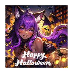 Furry cat woman3_Halloween
