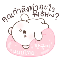 Cute bear DAGOM (Korean, Thai)