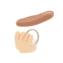 sausage with bread