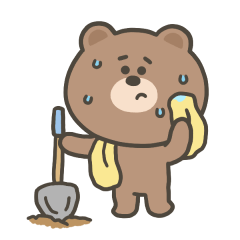 wuli bear7 sticker