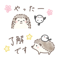 Daily use*Hedgehog and Shimaenaga
