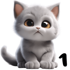 Smoky Grey Cat TuaTueng