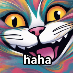 AI-generated cat sticker