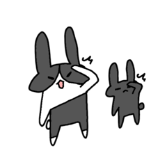 Oreo and Junior bunny bros