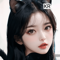 KR sexy black cat  A