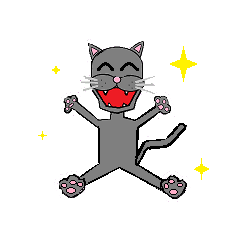 loosely cat sticker everyday version