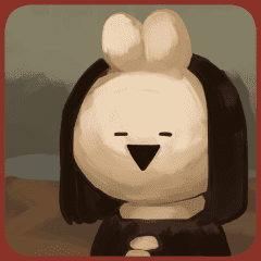 Extremely Crazy Rabbit Museum Sticker | Yabe-LINE貼圖代購 | 台灣No.1,最便宜高效率的代購網