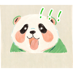 "Cute Panda Stickers"