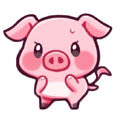 Silly Pink Pig