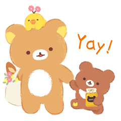 Rilakkuma marché stickers