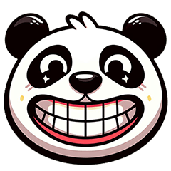 Cute Panda - text