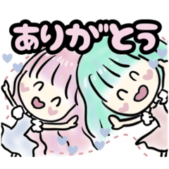 とにかく可愛い女の子スタンプ♡まおりん