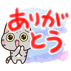 Sticker of American shorthair Cat.14
