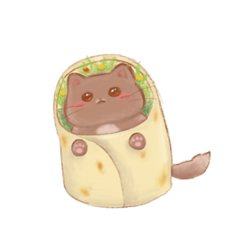 Burrito cat