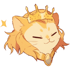 星座專屬金色鬃毛和太陽眼睛的獅子座貓貓