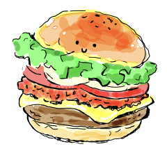 2023 LET'S DRAW Baby Hamburger