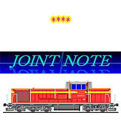 jointnote locomotive custom Sticker