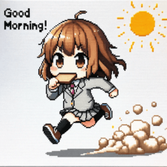 Pixel Art Girl Everyday Use