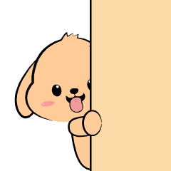 Lovely Puppy 3 : Pop-up stickers