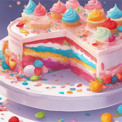 蛋糕郵票「甜蜜派對」