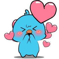 Sora The Blue Bird : Animated Stickers