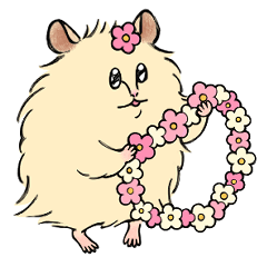 Hamster's daily life Sticker