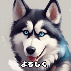 Husky Pup Stickers for Dog Lovers VOL.1