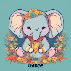 Adorable elephant Expressions