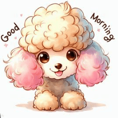 Anime Poodle Watercolors