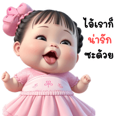Nomyen cute girl (Thai)