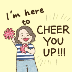 Yukarins cheer you up LINE sticker