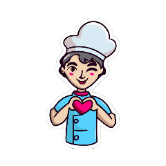 Food Love Stickers