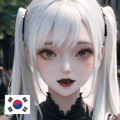 KR black vampire girl