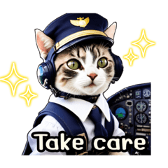 Cat Cute Pilot
