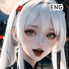 ENG white vampire girl  A