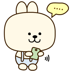 rabbit friend. – LINE 스티커 | LINE STORE