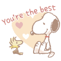 【英文版】Fluffy Snoopy's Caring Stickers