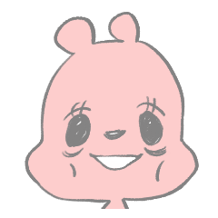world-weary pink bear
