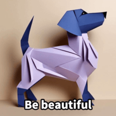 Origami Dachshund1