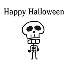 halloween skeleton 5 English