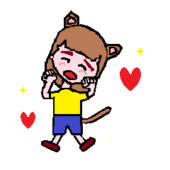 Cute girls' daily life sticker1