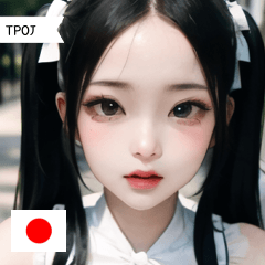 JP Pigtail black hair princess TPOJ