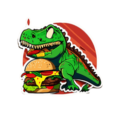 Gluttonous Tyrannosaurus