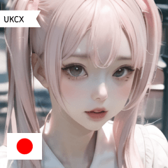 JP pink dress girl UKCX